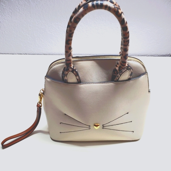 Collection XIIX Bags Xiix Collection Kitty Cat Handbag Leopard